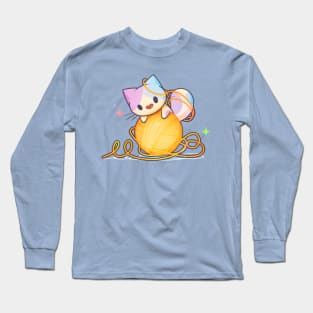 Yarn Cat Long Sleeve T-Shirt